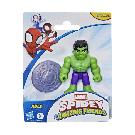 Hasbro Disney jr. Marvel: Spidey and his Amazing Friends - Hulk 3'' Figure (G2672)