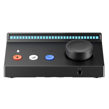 Boya Caster x1 - Podcast mic Mixer - 24bit 192khz, 70db Gain, one-Click Auto Gain, Auto vol Levels