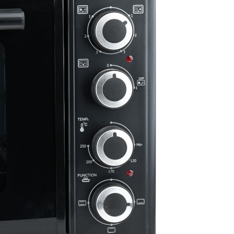 Estia Ηλεκτρικο Φουρνακι Mastercook Compact 2950w 48lt με 3 Εστιες και 4 Λειτουργιες Αντιστασης