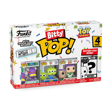 Funko Bitty Pop! 4-Pack: Disney toy Story - Emperor Zurg Vinyl Figures