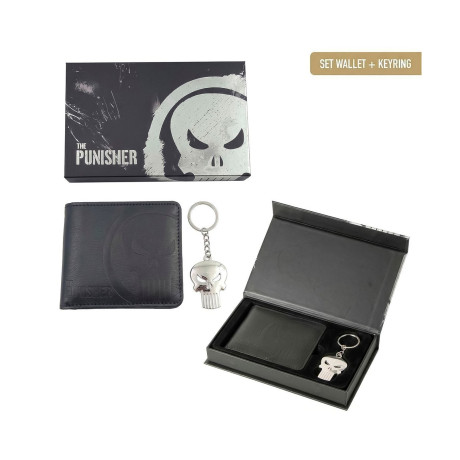 Cerda Accessories: Punisher - set With Wallet & Keyring (2600003417)