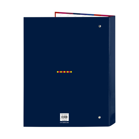 Safta: F.c.barcelona - Folio Cardboard 4 Rings Binder (512629067)
