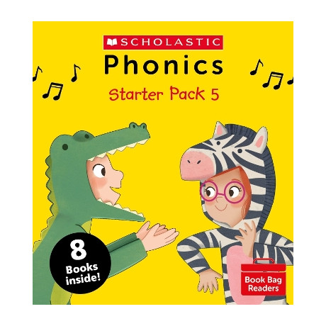 Scholastic Phonics Book bag Readers: Starter Pack 5 - 8 Books Inside