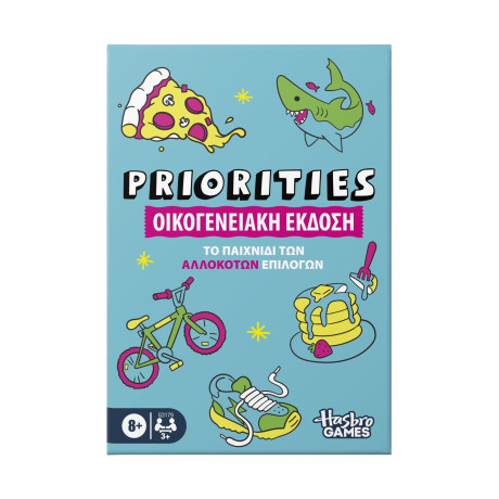 Hasbro Games: Priorities Family Edition (Greek Language) (G3179)