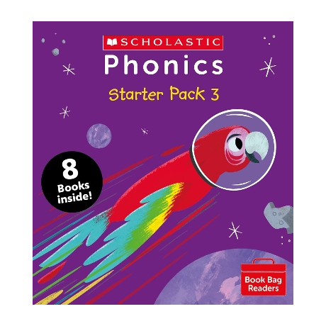 Scholastic Phonics Book bag Readers: Starter Pack 3 - 8 Books Inside
