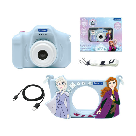 Lexibook Digital Camera With Silicon Pouch: Kids Camera With Frozen Protection (25.dj078fz)