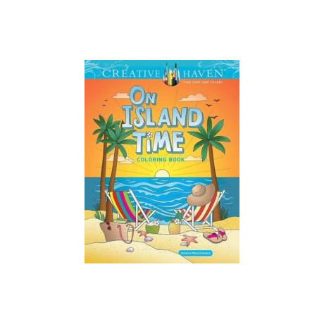 Creative Haven on Island Time Coloring Book