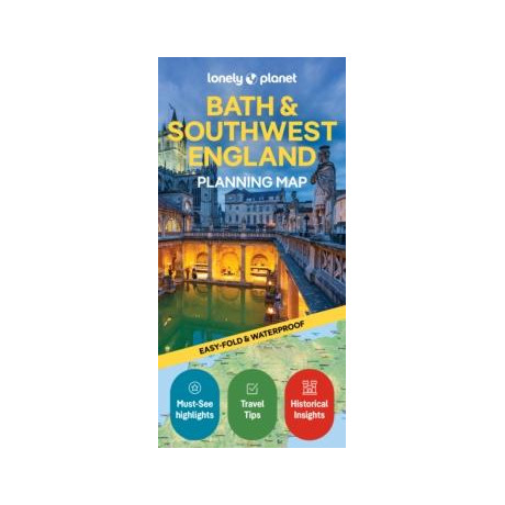 Lonely Planet Bath & Southwest England Planning map