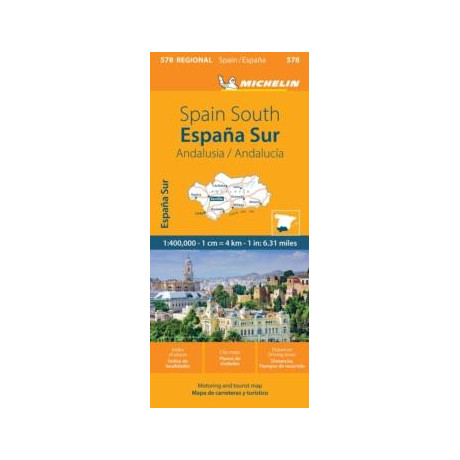 Andalucia - Michelin Regional map 578