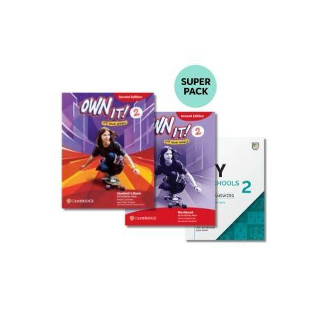Own it! 2 Super Pack 2 (Student's Book + key for Schools 2 + Workbook + Wordlist)