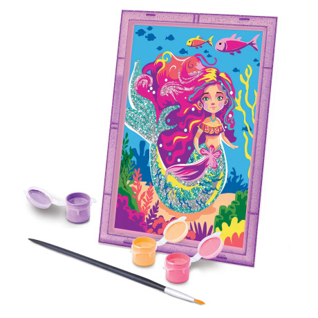 HappiHobbi Paint By Numbers Mythical Mermaid Για 7+ Ετών