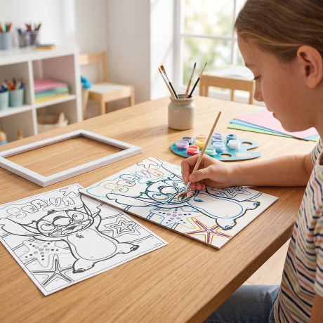 HappiHobbi Paint By Numbers Stitch Για 7+ Ετών