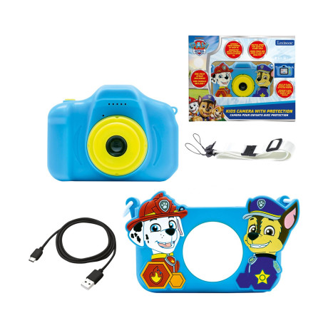 Lexibook Digital Camera With Silicon Pouch: Kids Camera With paw Patrol Protection (25.dj078pa)