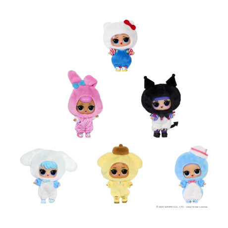 Mga L.o.l. Surprise: Hello Kitty and Friends Double Suprise Plush (Random) (599241)