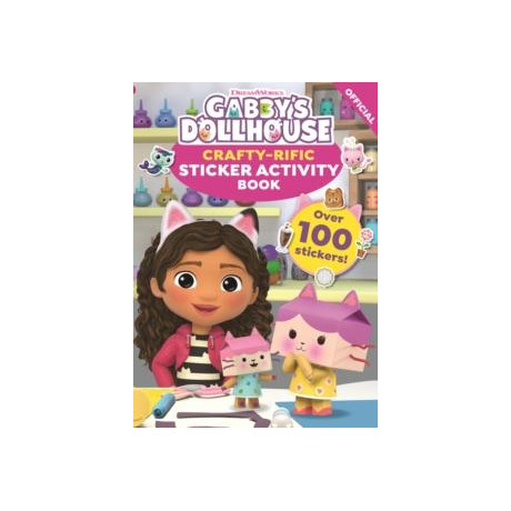 Dreamworks Gabby's Dollhouse: Crafty-Rific Sticker Activity Book