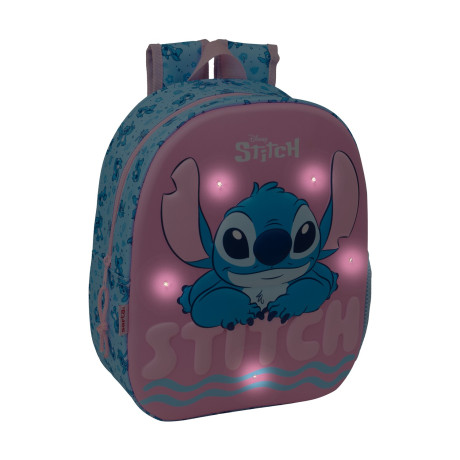 Safta: Stitch - 3d Backpack With led Lights (33cm) (622672892)