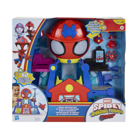 Hasbro Spidey and his Amazing Friends: Figures, Vehicles & Playsets - Spidey Rescue Webs web-Quarters Playset (G1989)