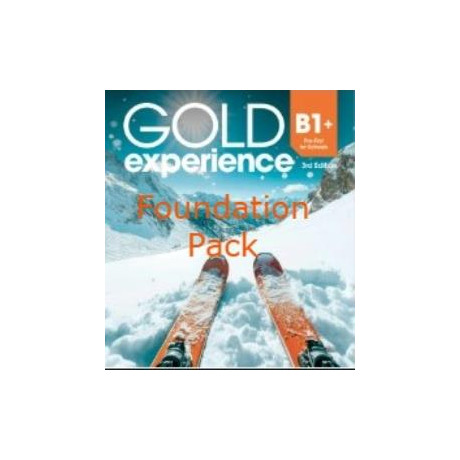 Gold Experience b1+ Foundation Pack (sb + Ebook + Online Practice + wb) 3rd ed