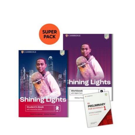 Shining Lights 2 Super Pack 2  (Student's Book + Workbook + Preliminary for Schools 1 + Wordlist) 2026