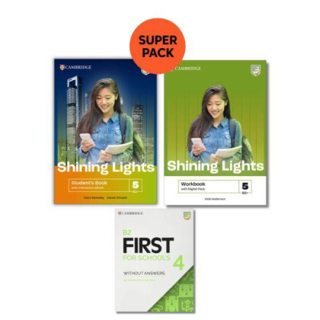 Shining Lights 5 Super Pack 2  (Student's Book + Workbook + First for Schools 4 + Wordlist) 2026