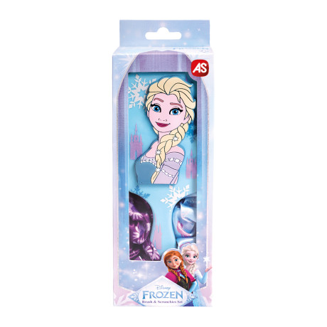 ΑS Σετ Βούρτσα & Scrunchies Frozen 2 σχέδια για 3+ Ετών