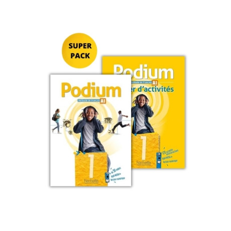 Podium 1 Super Pack (Livre + Cahier + Lexique + Cadeau Surprise)
