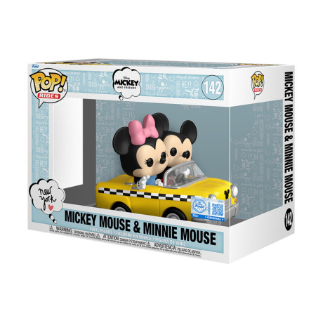 Funko Pop! Ride Super Deluxe Disney: Mickey Mouse and Friends - Mickey & Minnie (Special Edition) #142 Vinyl Figure