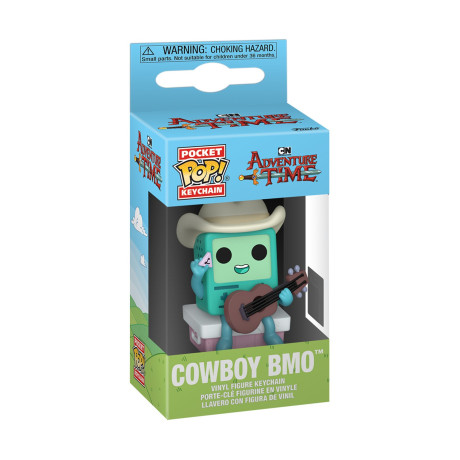 Funko Pocket Pop!: Adventure Time - Cowboy bmo (With Guitar) Vinyl Figure Keychain