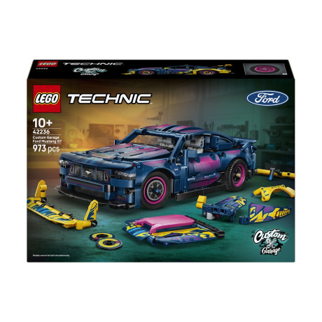 Lego Technic: Custom Garage Ford Mustang gt car (42236)