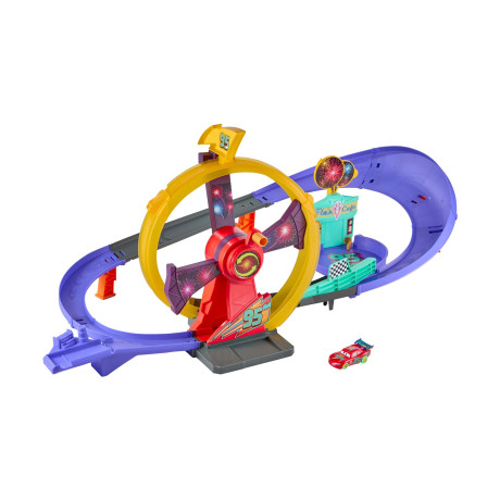 Mattel Disney Pixar: Cars - Lighting Mcqueen Celebration Raceway Playset (Jmt57)
