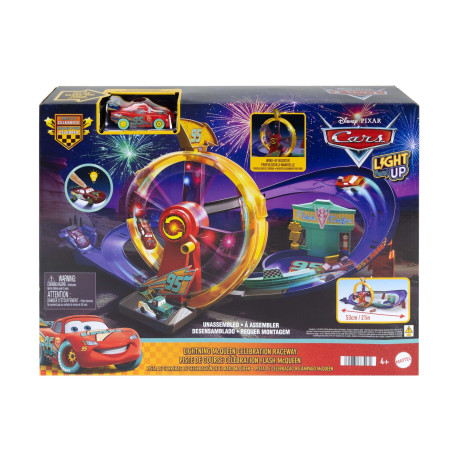 Mattel Disney Pixar: Cars - Lighting Mcqueen Celebration Raceway Playset (Jmt57)