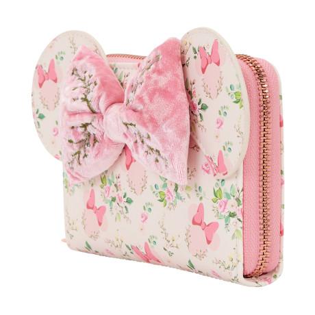 Loungefly Disney: Minnie Mouse - Floral zip Around Wallet (Wdwa3507)