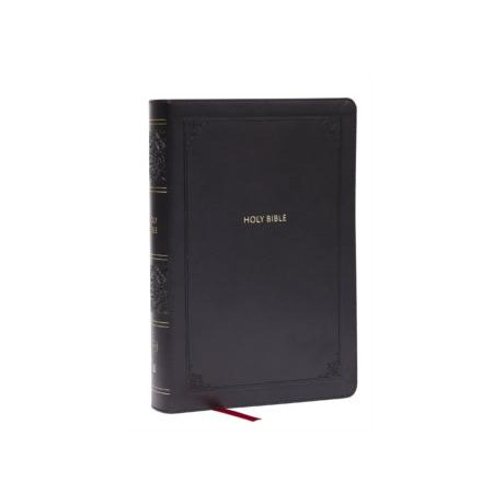 Kjv Giant Print end-of-Verse Reference Bible, Black Leathersoft, red Letter, Comfort Print (Thumb Indexed)