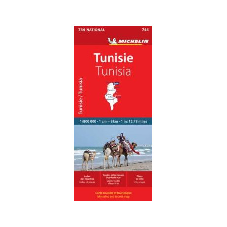 Tunisia - Michelin National map 744