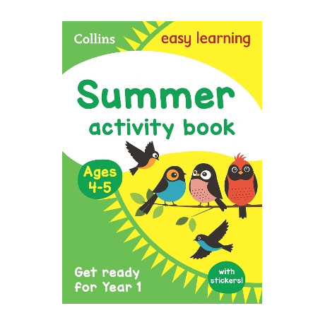 Reception to Year 1 Summer Activity Book With Stickers
