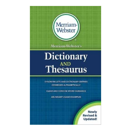 Merriam-Websters Dictionary & Thesaurus