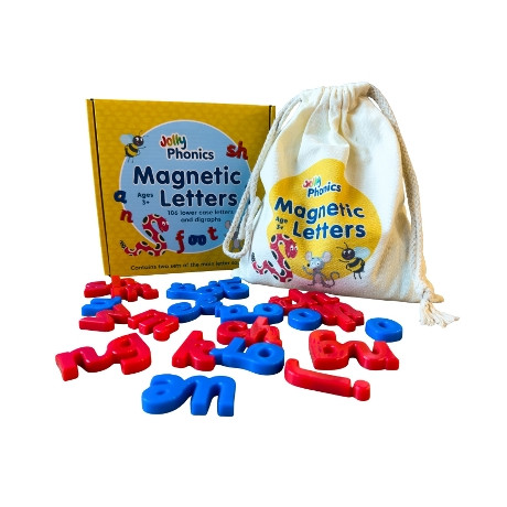 Jolly Phonics Magnetic Letters: in Precursive Letters (Bag of 106)