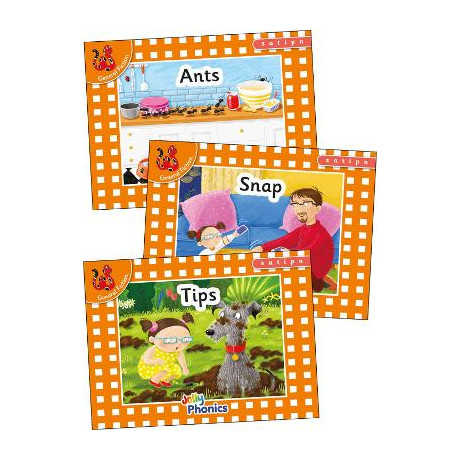 Jolly Phonics Orange Level Readers set 1 : in Precursive Letters (British English Edition)