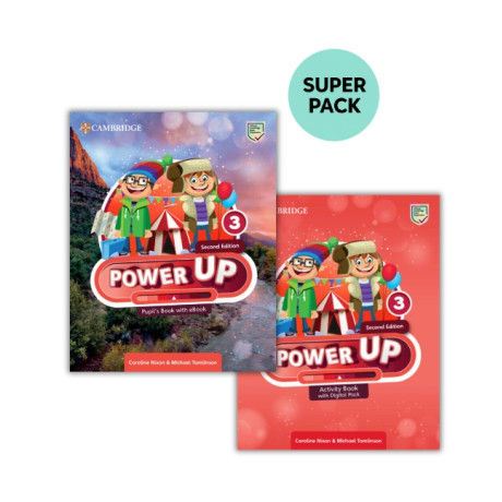 Power up 3 Super Pack 1 (Student's Book + Workbook + Wordlist) 2026