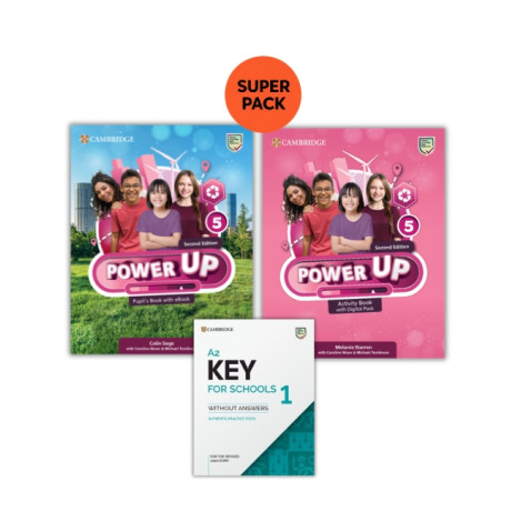 Power up 5 Super Pack 2 (sb + wb + key for Schools 1) 2nd ed