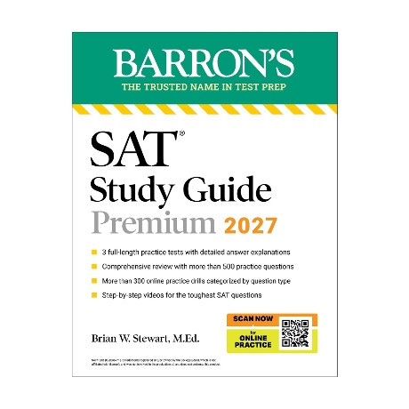 Barrons sat Study Guide Premium 2027 (+ Online Practice)