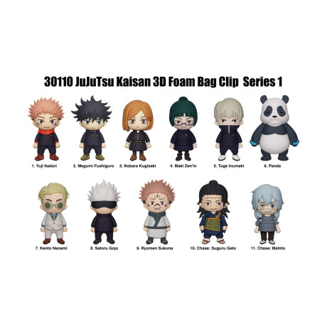 Monogram: Jujutsu Kaisen (Series1) 3d Foam bag Clips Figures (30110)