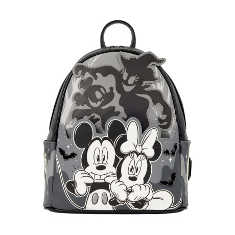 Loungefly Disney: Mickey & Minnie Ghost Light up Glow Mini Backpack (Wdbk4679)