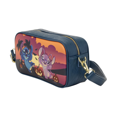 Loungefly Disney: Stitch - Stitch & Angel Halloween Costumes Crossbody bag (Wdtb3565)