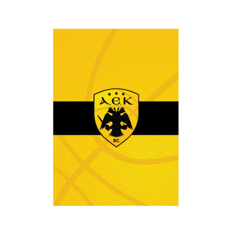 ΤΕΤΡΑΔΙΟ ΡΙΓΕ Β5 40Φ / ΛΟΓΟΤΥΠΟ - AEK ΜΠΑΣΚΕΤ 6