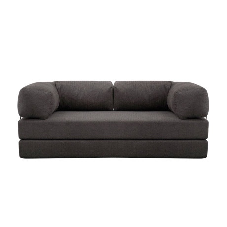 Καναπές - Κρεβάτι Comfort Megapap Τριθέσιος Υφασμάτινος Χρώμα Ανθρακί 190x95x75εκ.