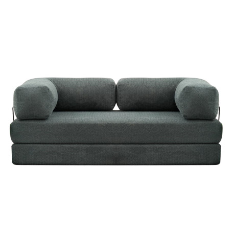 Καναπές - Κρεβάτι Comfort Megapap Τριθέσιος Υφασμάτινος Χρώμα Μέντα 190x95x75εκ.