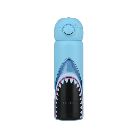 Estia Θερμος Παιδικο Handy Bottle Save the Aegean 470ml Blue fin