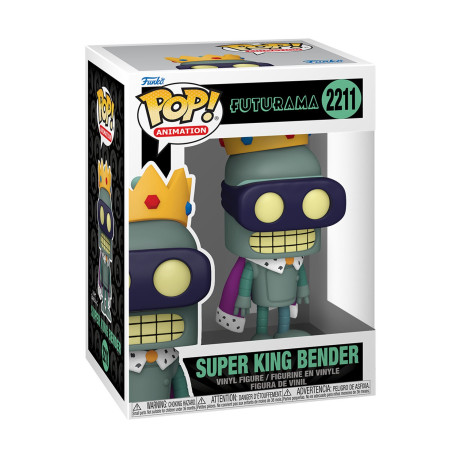 Funko Pop! Animation: Futurama - Super King Bender #2211 Vinyl Figure