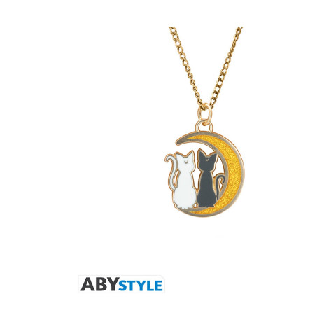Abysse: Sailor Moon - Cats on the Moon Pendant Necklace (Abyacc534)
